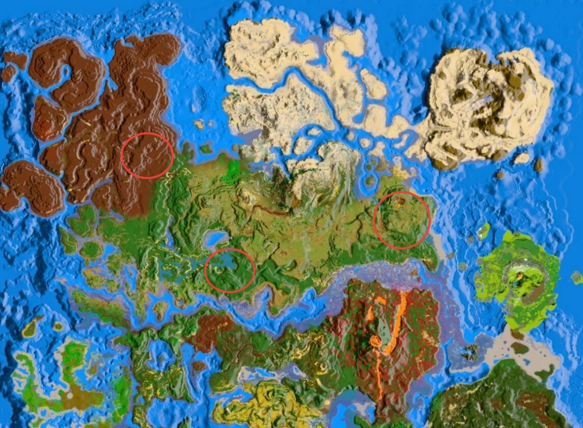 Ark Crystal Isles Dino Spawn Map