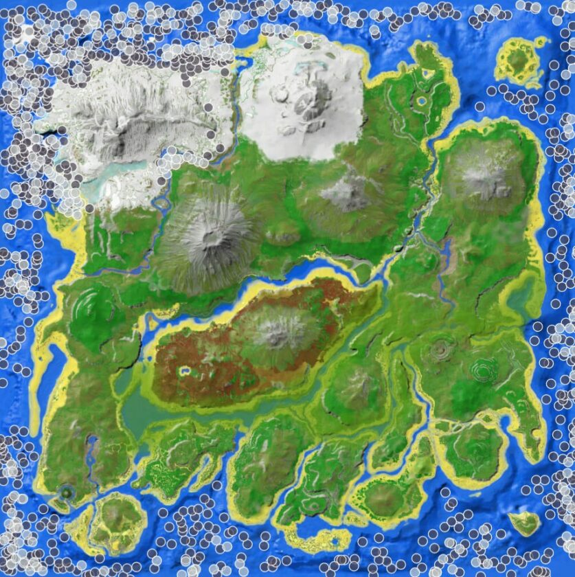 Ark Survival Evolved Black Pearl, Silica, and Oil Locations