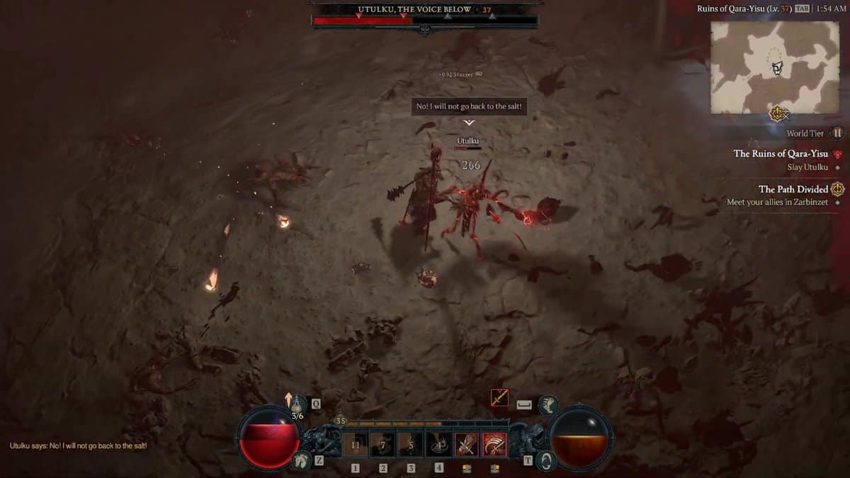 How To Defeat Utulku, The Voice Below In Diablo 4