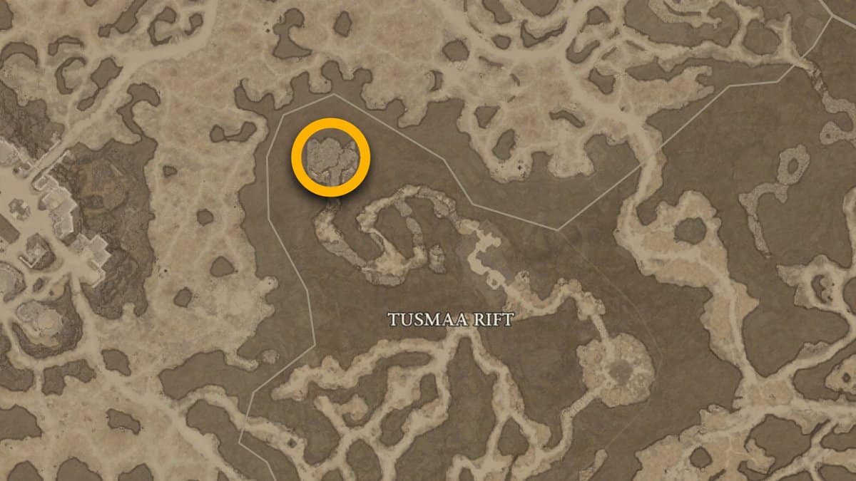 Genbar map location in Diablo 4