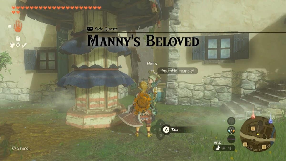 Zelda: Tears Of The Kingdom Manny’s Beloved Walkthrough 