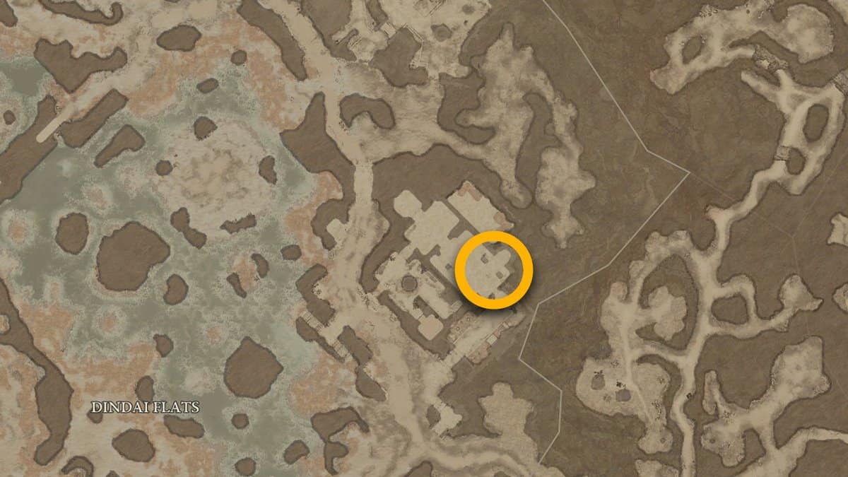 Eidolon Of Orbei map location in Diablo 4