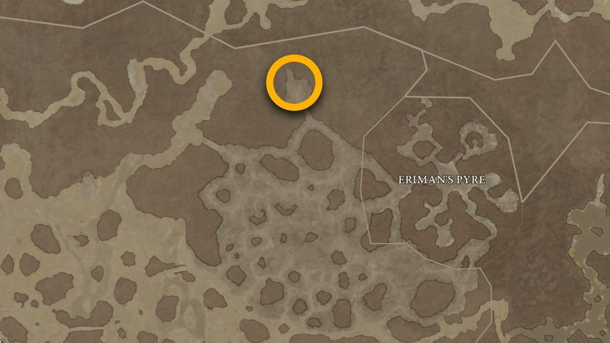 Valtha map location in Diablo 4