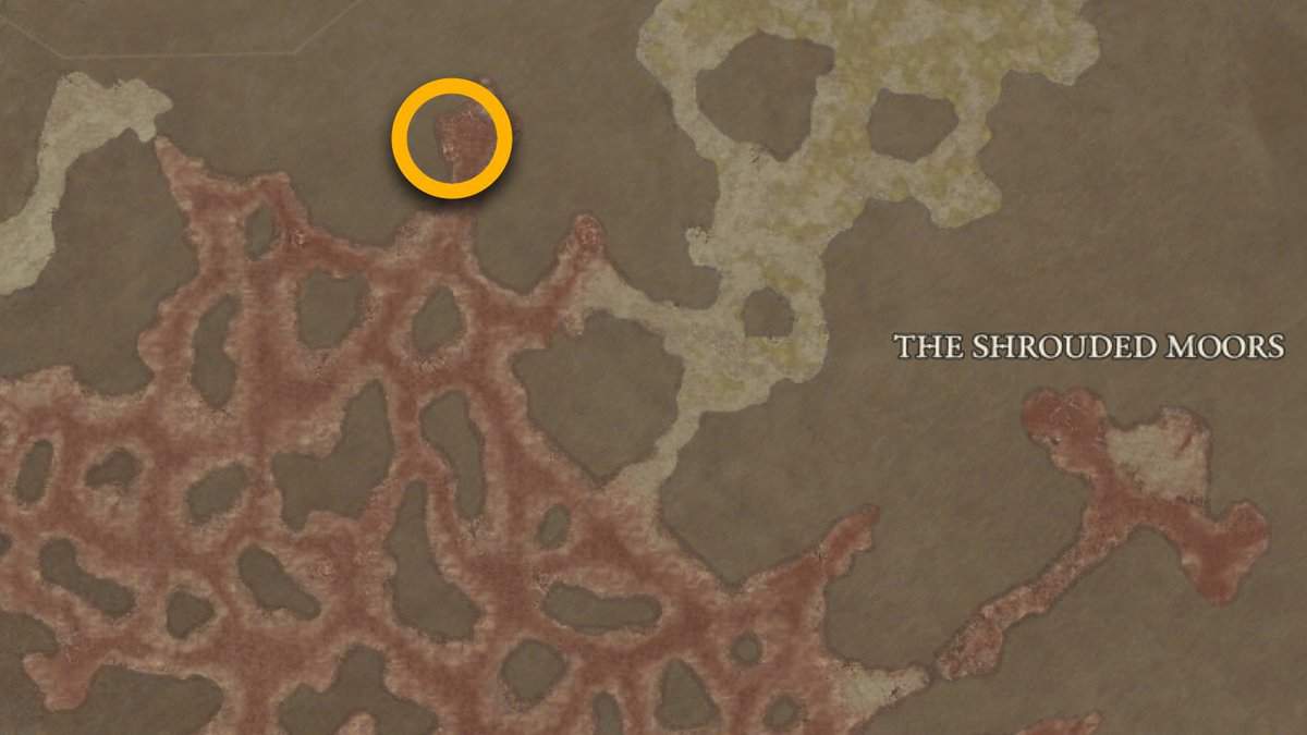 Amalgam of Rage Gestation map location in Diablo 4