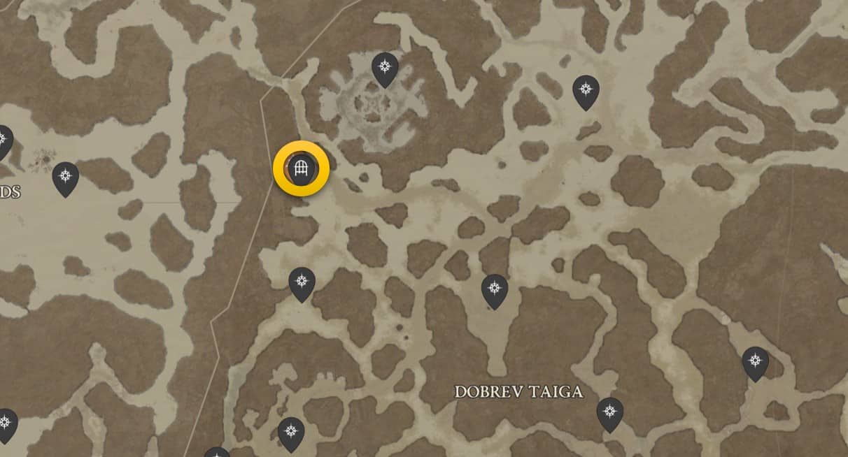Den Mother map location in Diablo 4