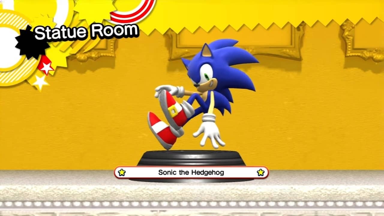 sonic generations statue room codes