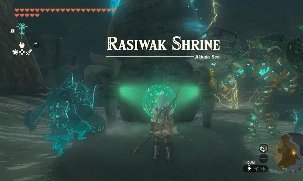 Zelda: Tears Of The Kingdom Rasiwak Shrine Walkthrough