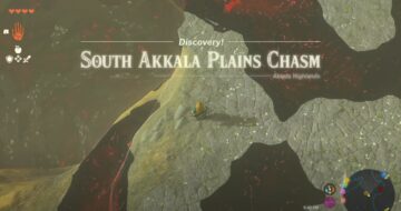 How To Get To South Akkala Plains Chasm In Zelda: Tears Of The Kingdom