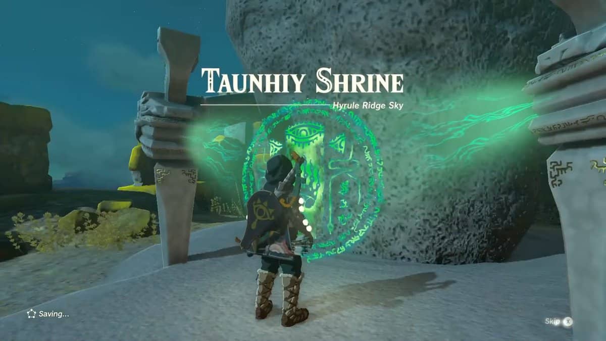 Taunhiy Shrine Walkthrough In Zelda: Tears Of The Kingdom