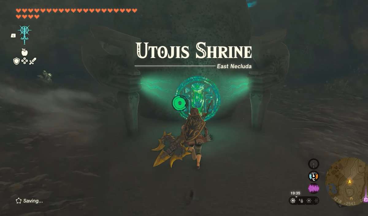 Utojis Shrine Walkthrough In Zelda: Tears Of The Kingdom