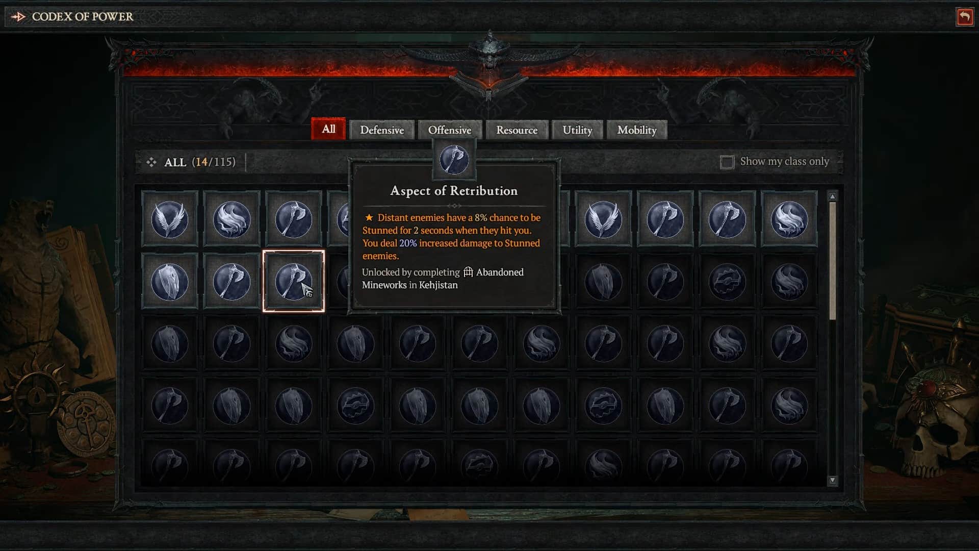 Aspect of Retribution in Diablo 4