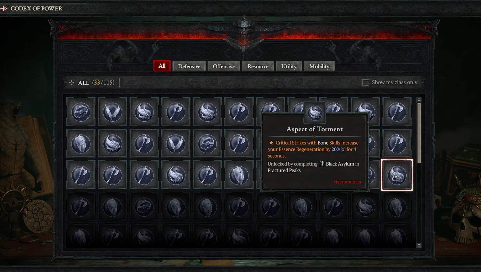 Aspect of Torment in Diablo 4