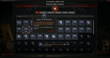 Aspect of the Damned in Diablo 4
