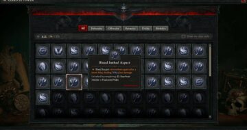 Blood-bathed Aspect in Diablo 4