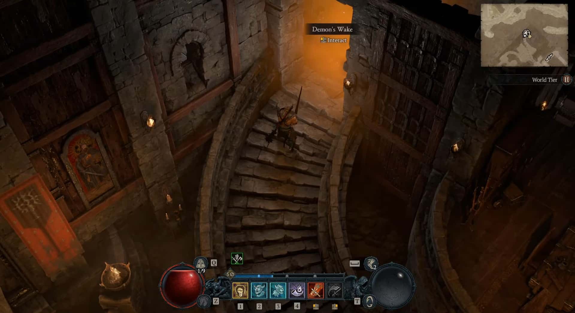 Demon's Wake dungeon in Diablo 4