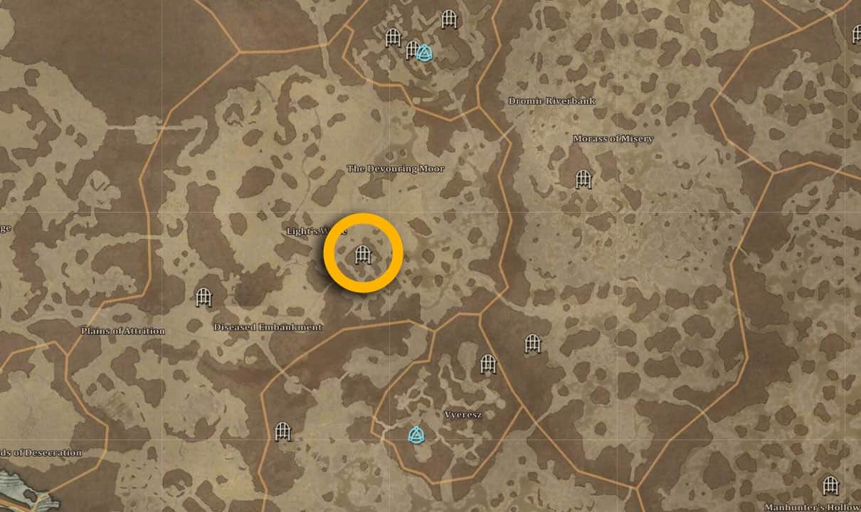Where to find the Earthstriker's aspect in Diablo 4