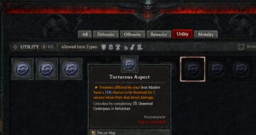 Diablo 4 Torturous Aspect