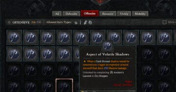 Diablo 4 Volatile Shadows