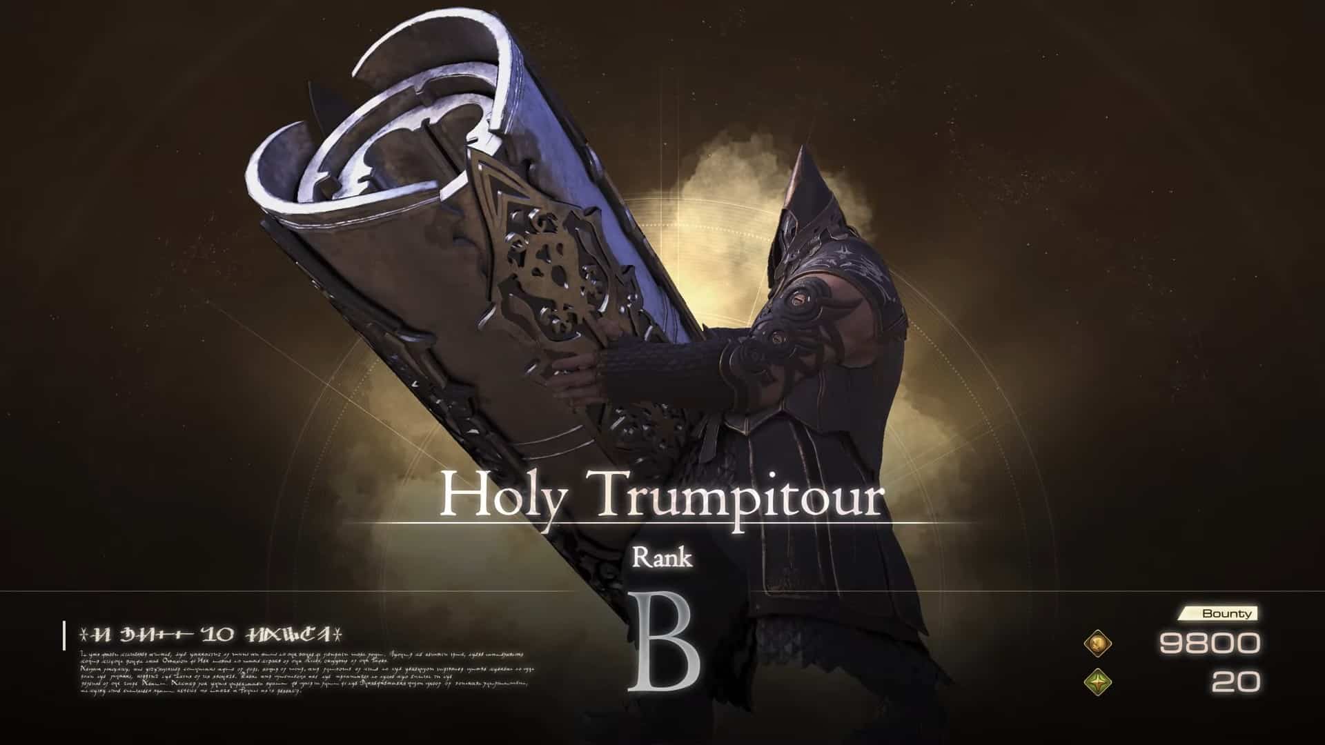 Holy Trumpitour in Final Fantasy 16