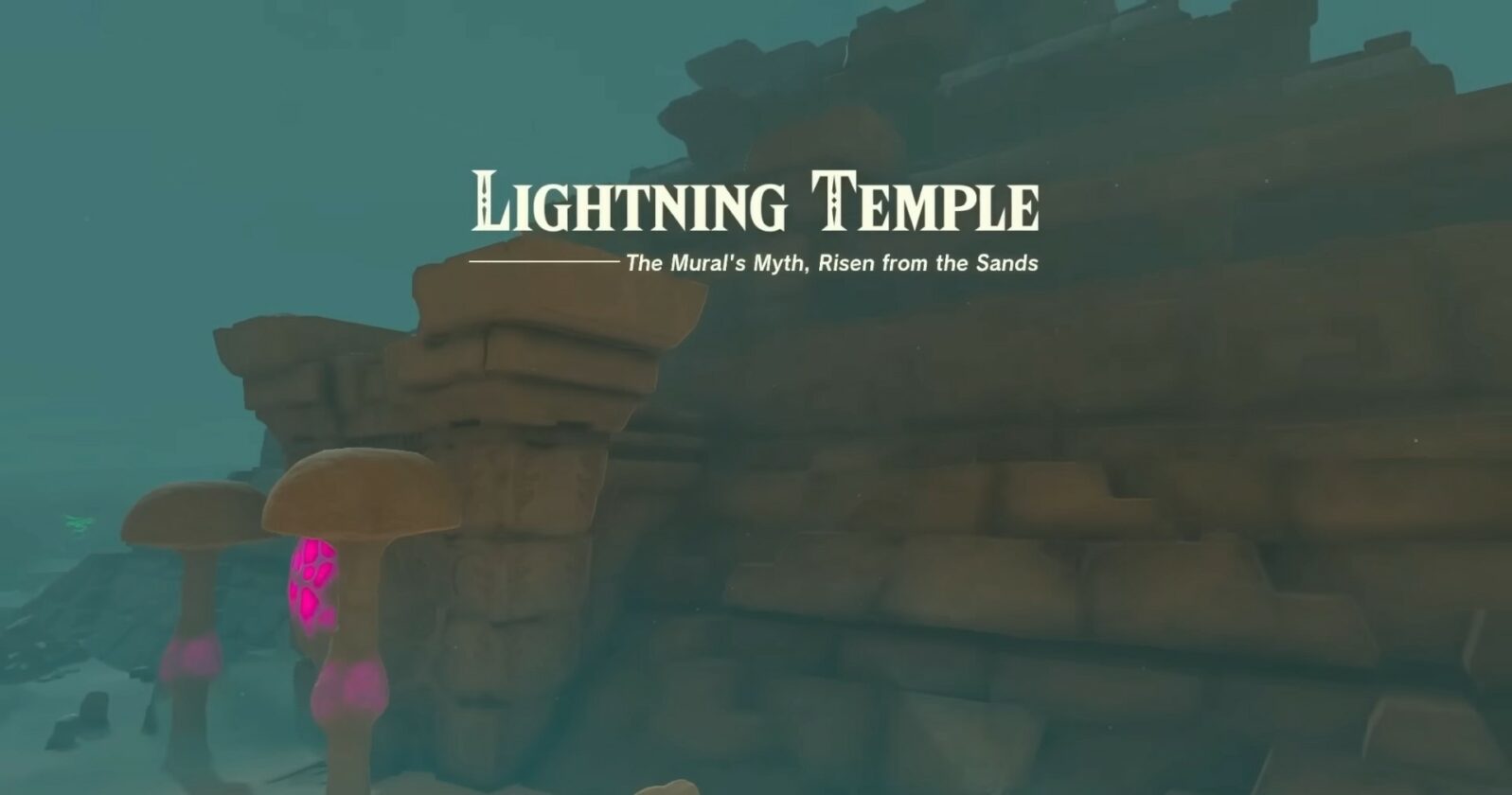 Lightning Temple in in Zelda TotK