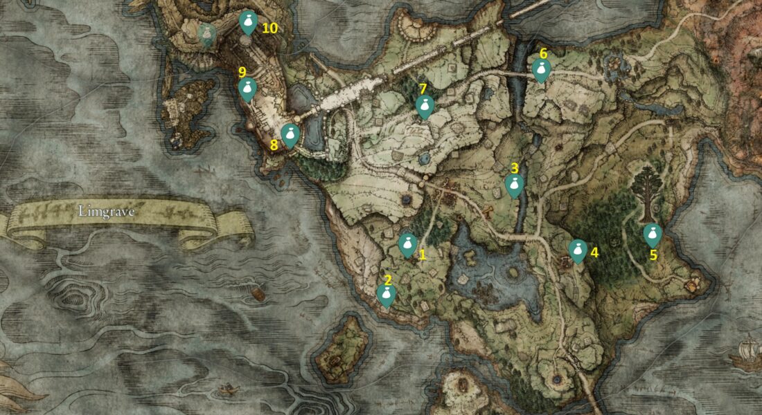Limgrave merchant locations