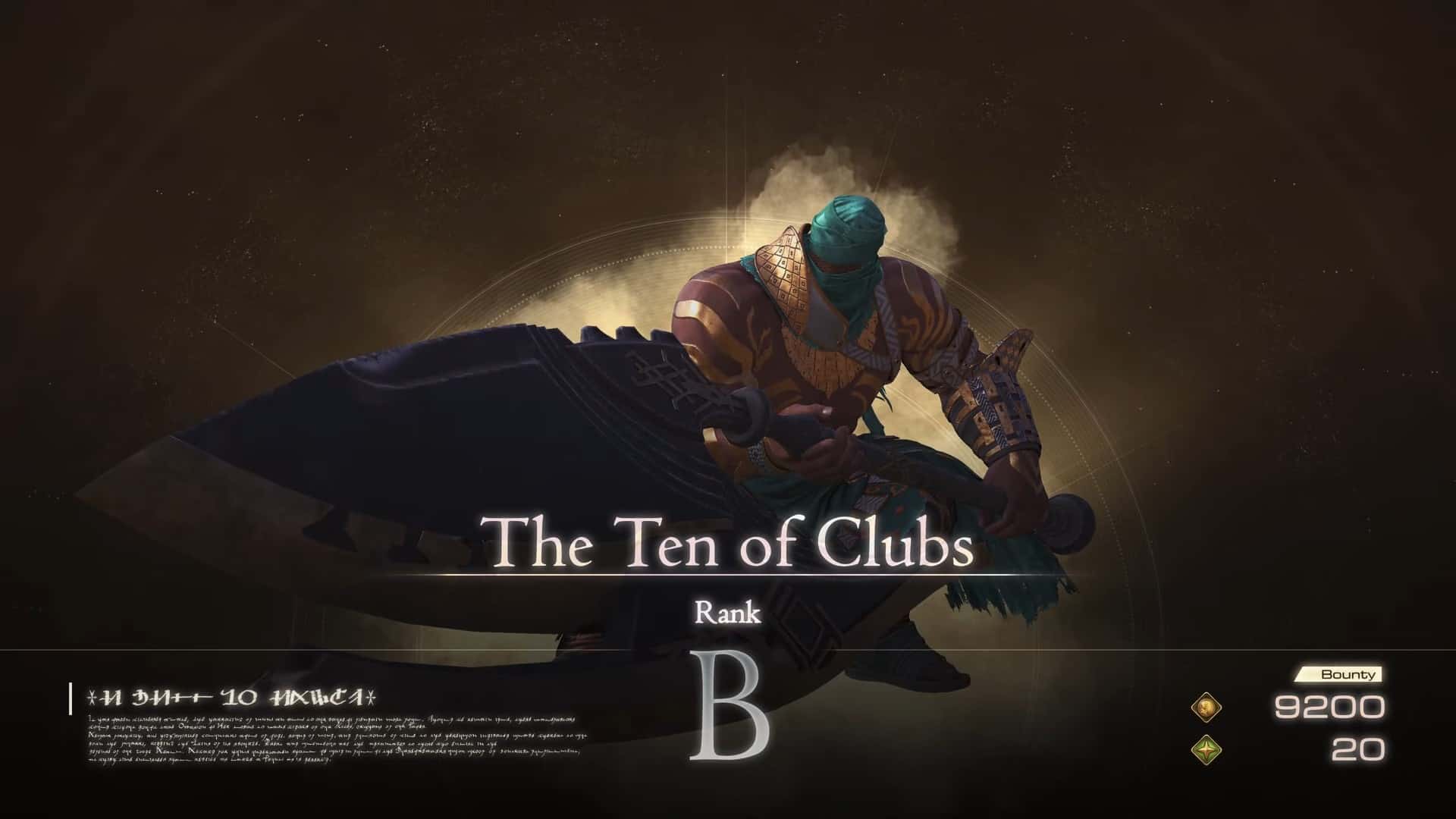 The Ten of Clubs in Final Fantasy 16