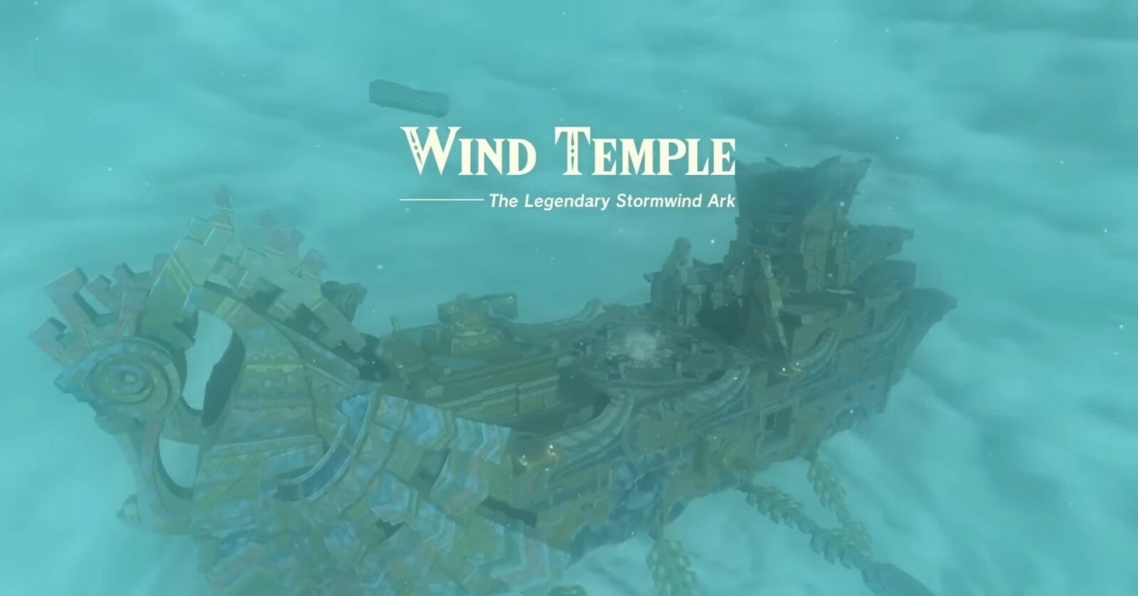 Wind Temple dungeon in Zelda TotK