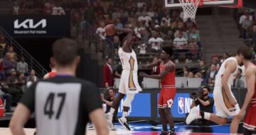 NBA 2k23 dunking