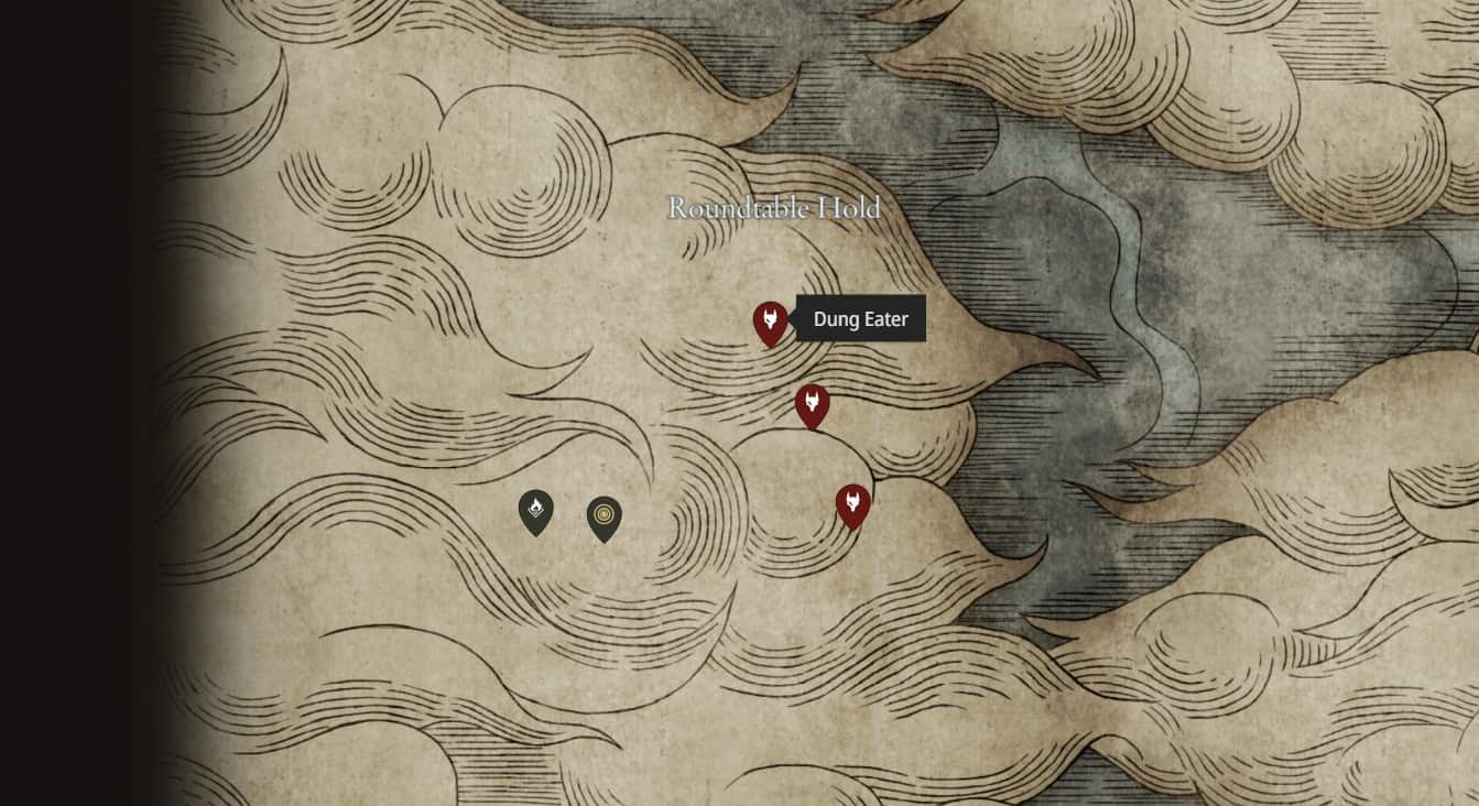 Dung Eater Location roundtable hold