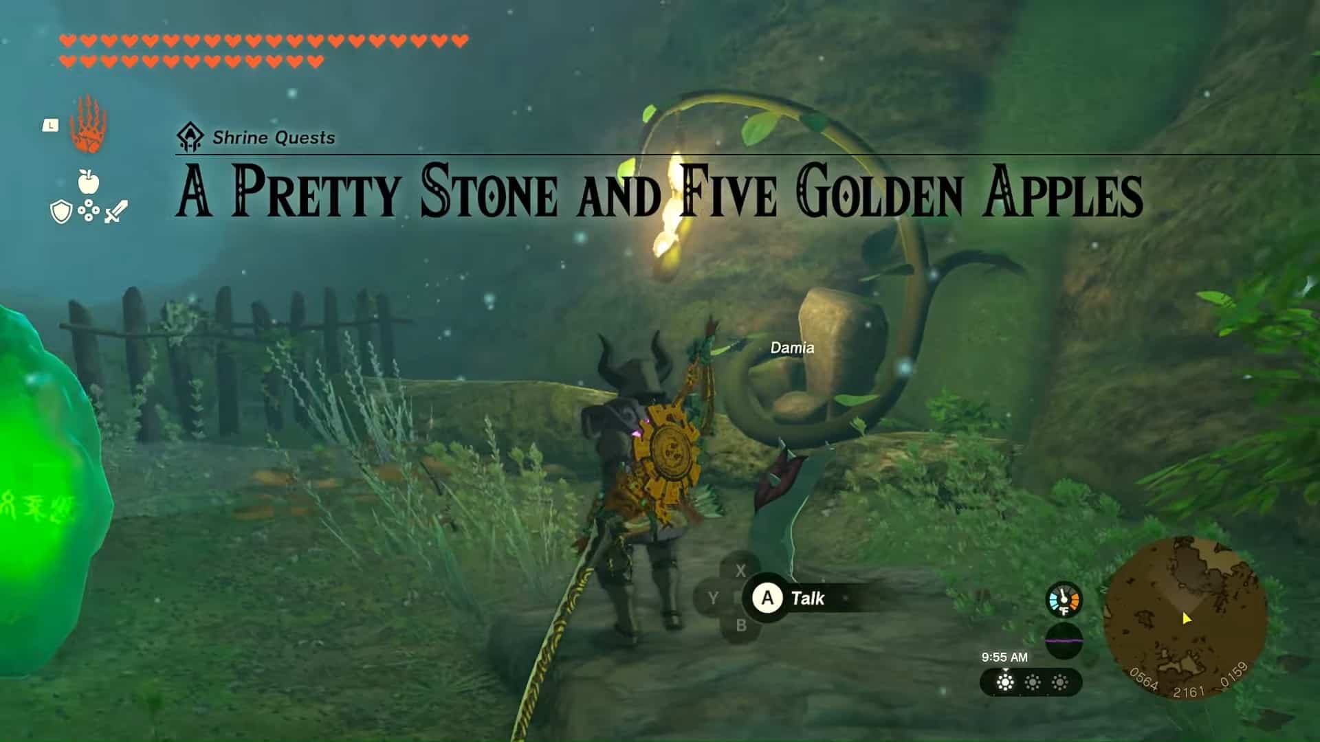 Zelda: Tears Of The Kingdom Pretty Stone And Five Golden Apples Shrine Quest Guide