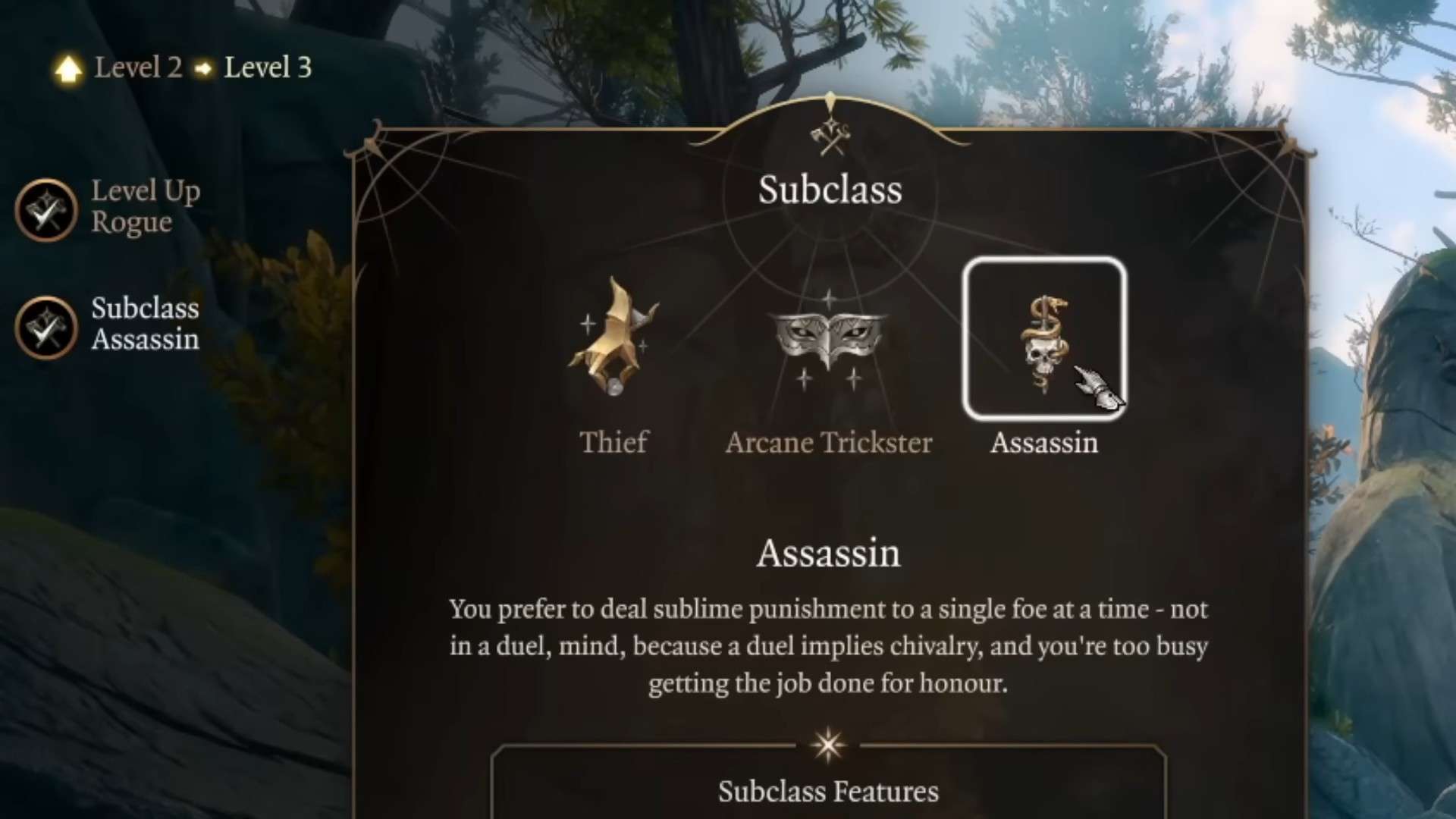 Baldur’s Gate 3 Rogue Assassin Build And Subclass Guide