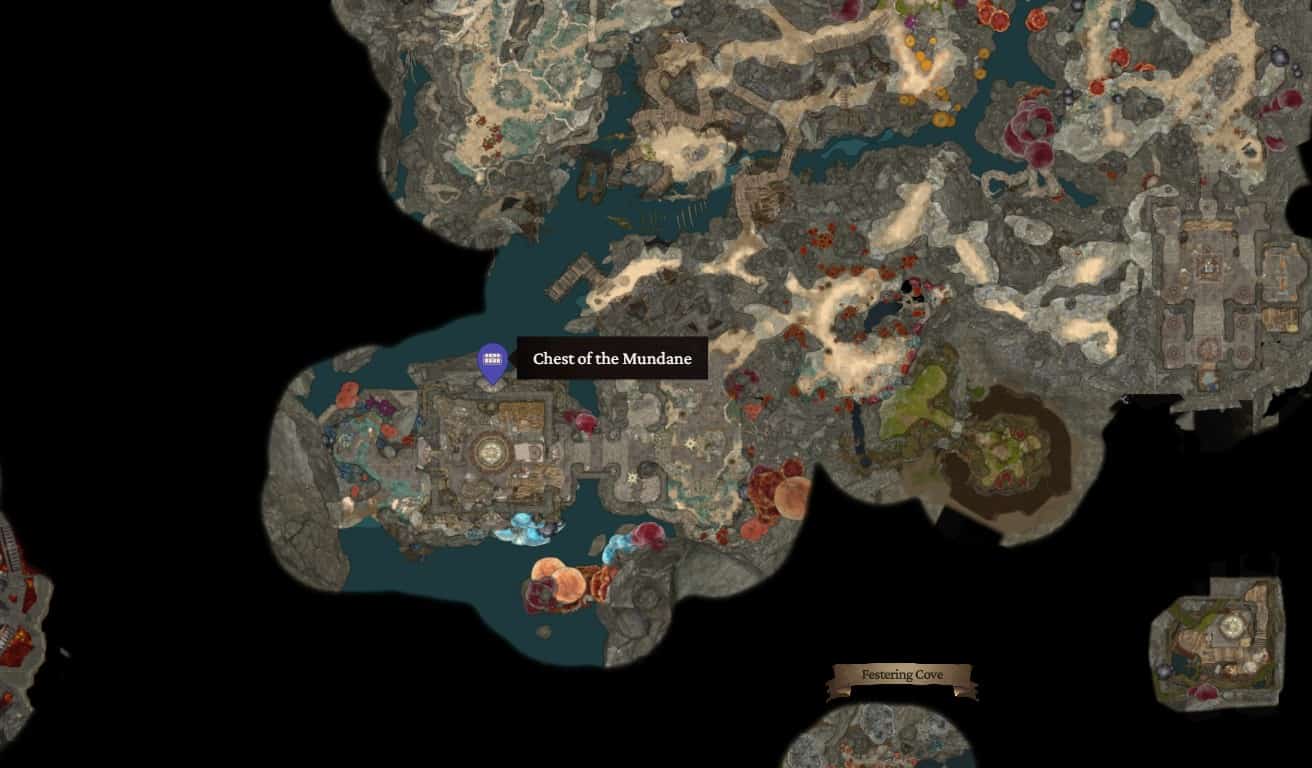 Chest of the Mundane location in Baldur's Gate 3