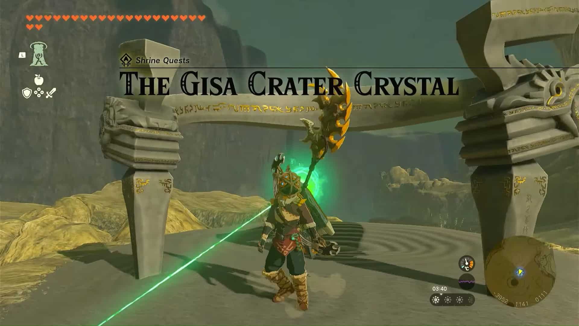 Gisa Crater Crystal Quest Featured Image