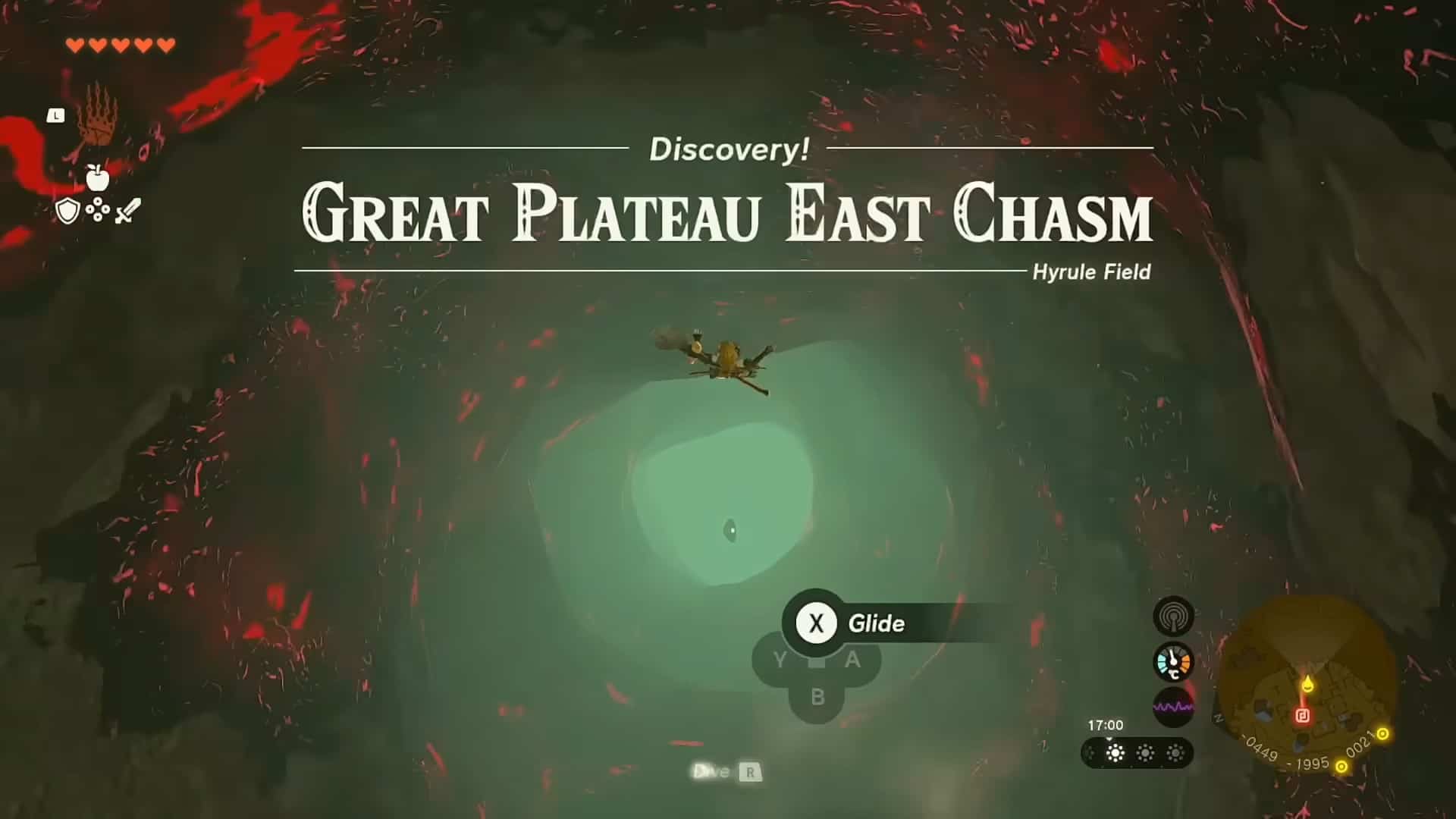 How To Get To Great Plateau East Chasm In Zelda: Tears Of The Kingdom