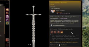 Baldur's Gate 3 Legendary Weapons