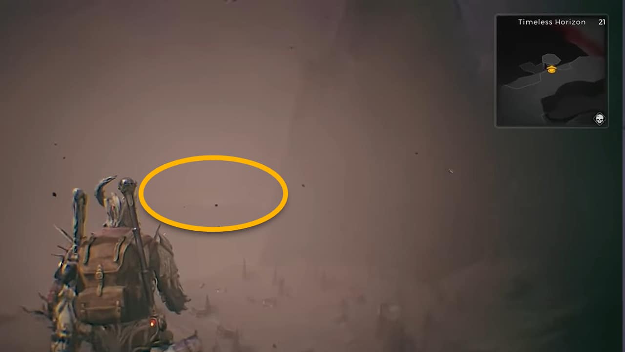 The ledge where you find the Engineer corpse with the Technician armor set. 