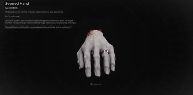 How To Get The Severed Hand In Remnant 2