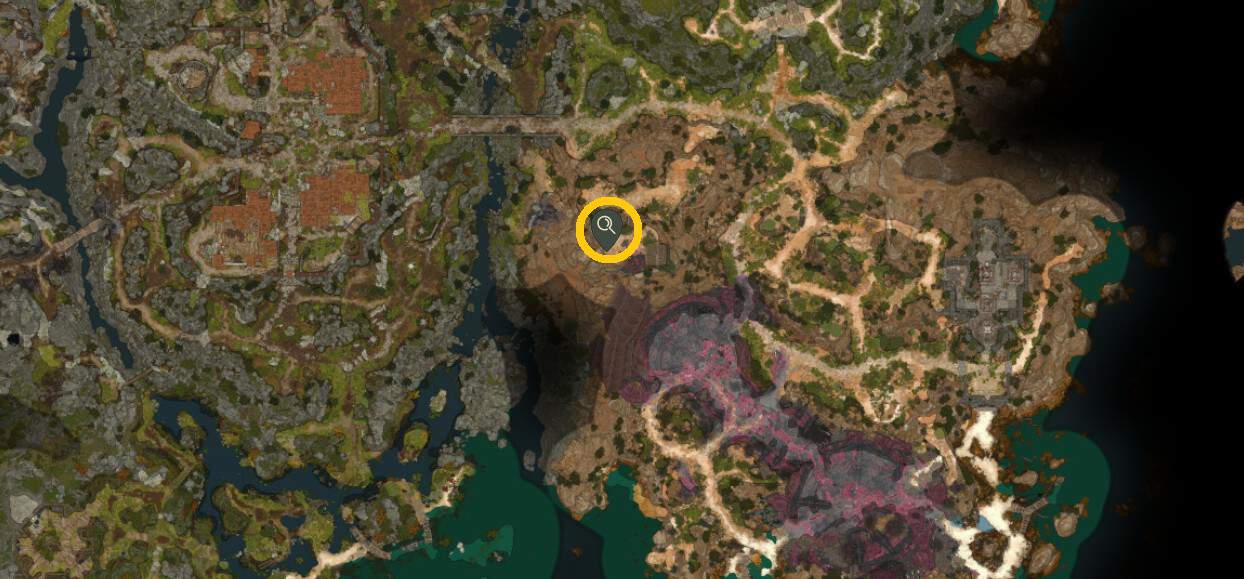 Spider Egg Sac location in Baldur’s Gate 3