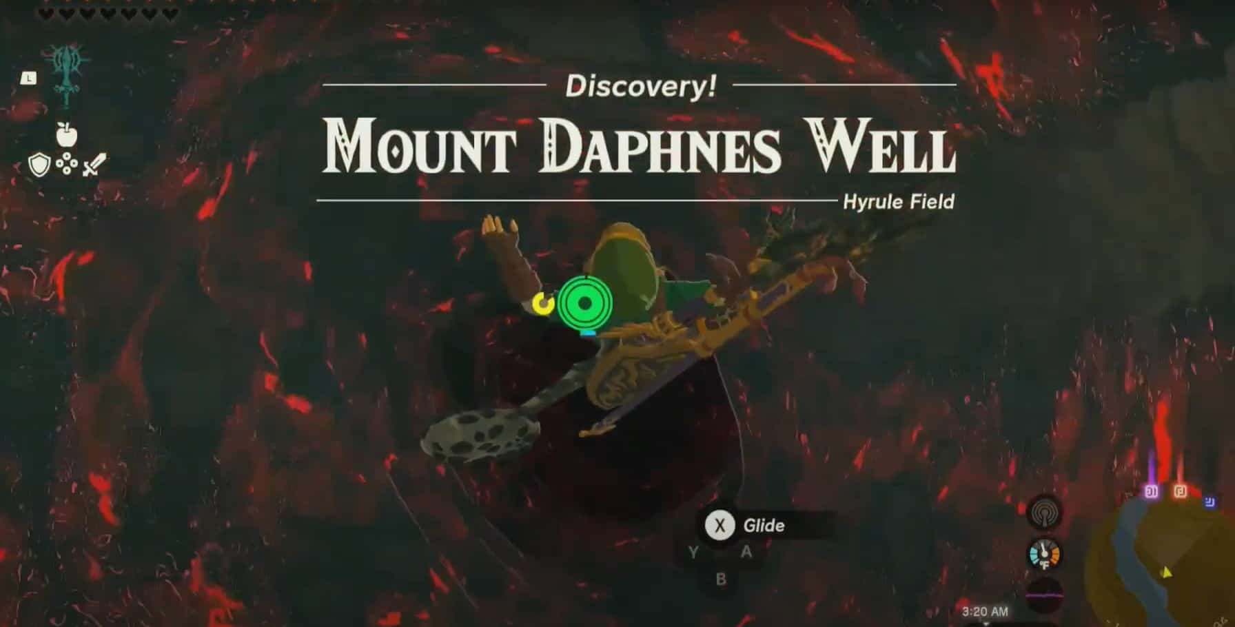 How To Get To Mount Daphnes Chasm In Zelda: Tears Of The Kingdom
