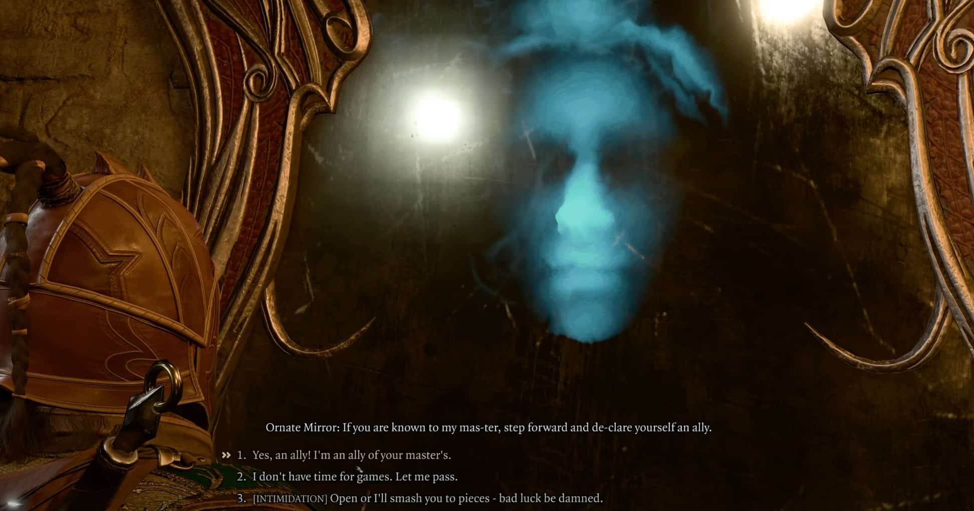 Baldur's Gate 3 Ornate Mirror Answers To Open The Secret Cellar Door