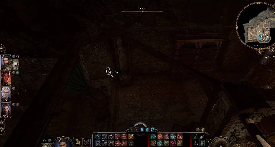 Baldur's Gate 3 Secret Cellar Ornate Mirror