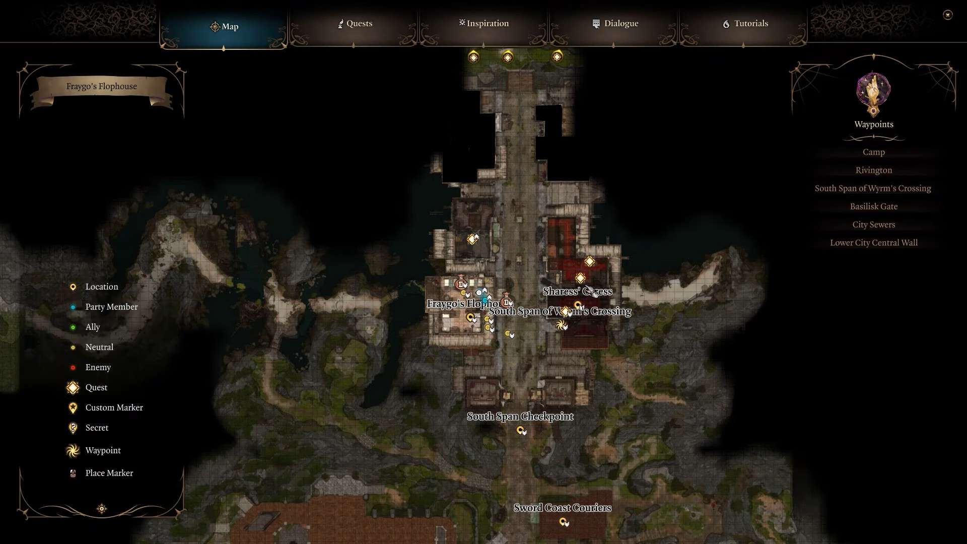 Baldur's Gate 3 Find Ffion quest location