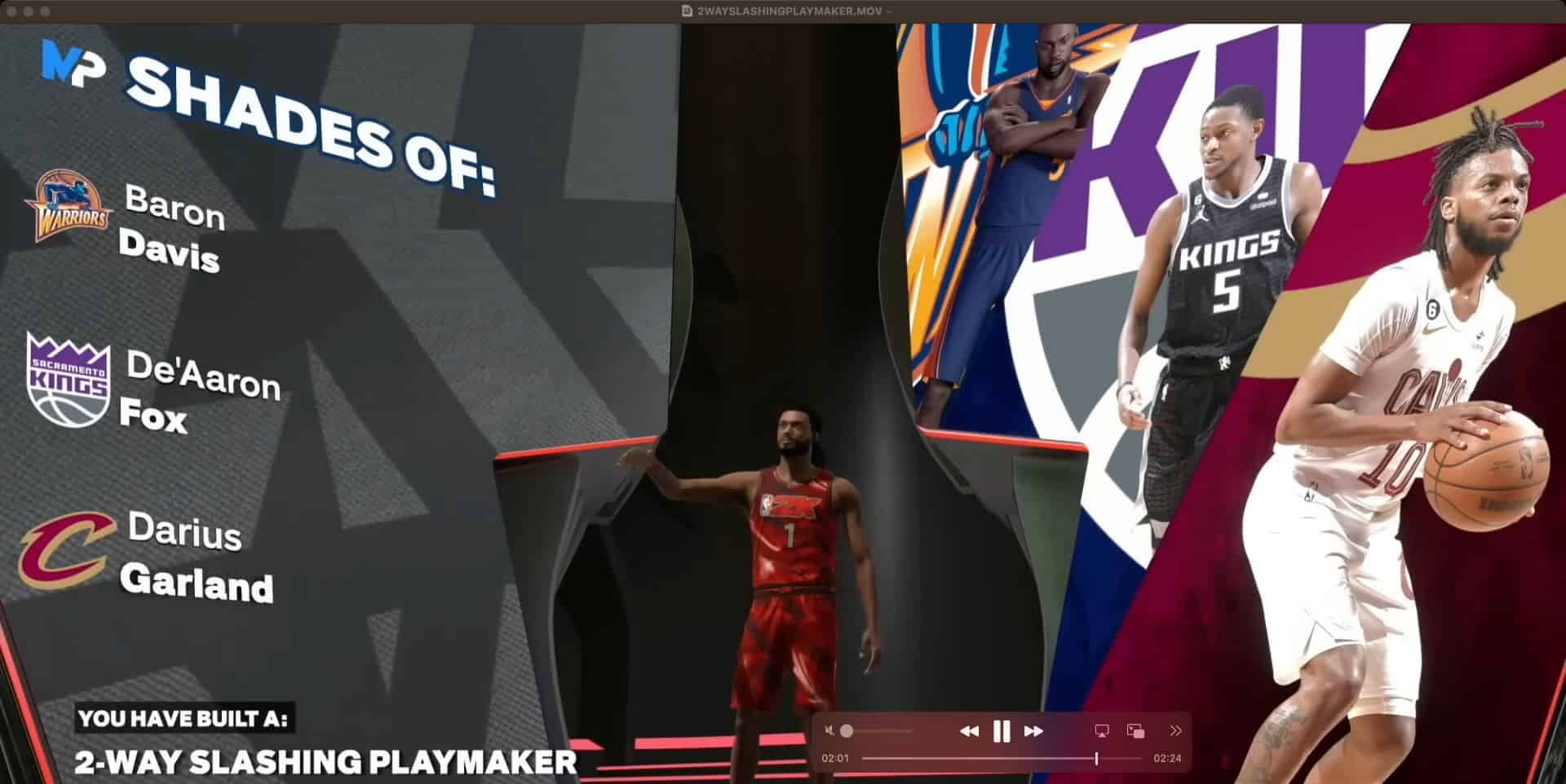 NBA 2K24 2-Way Slashing Playmaker build