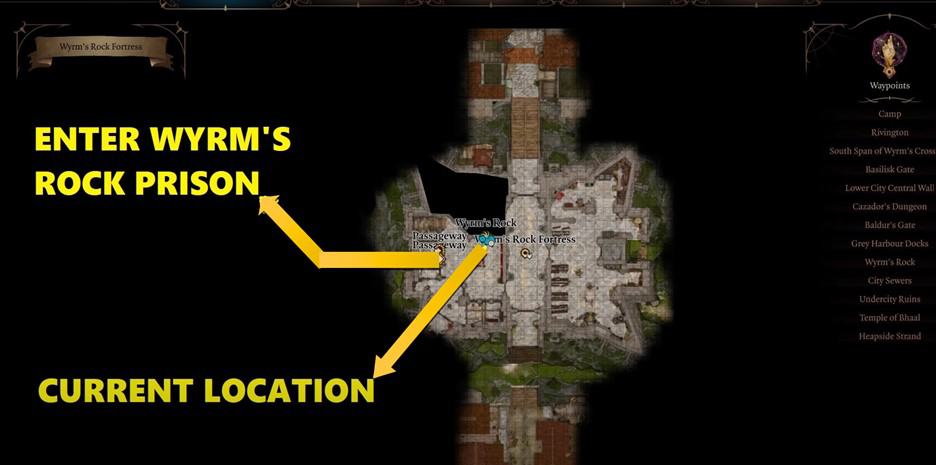 Wyrmway Location in Baldur's Gate 3 