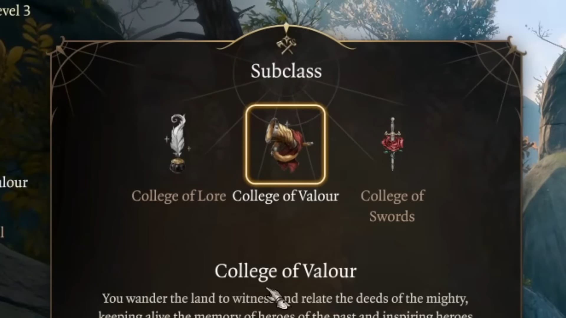 Baldur’s Gate 3 Bard College Of Valor Build And Subclass Guide