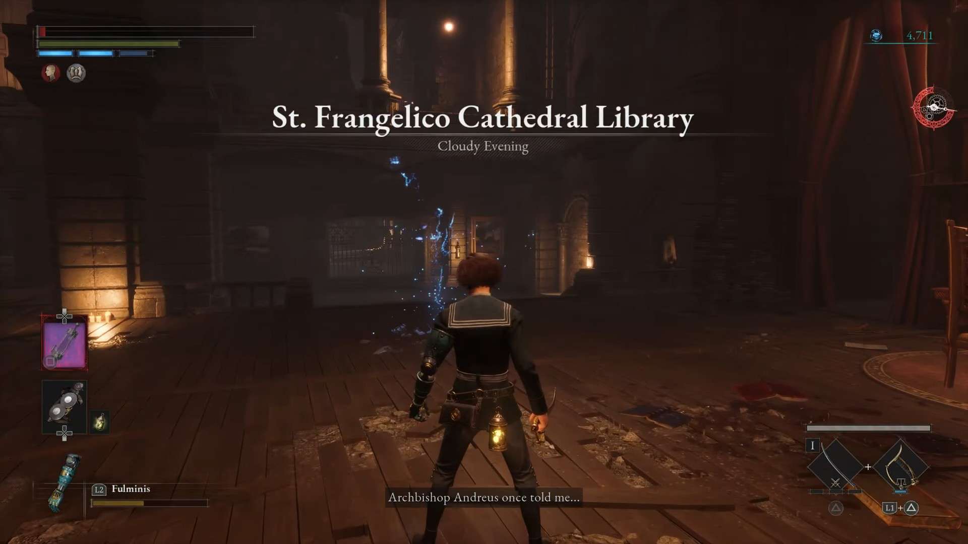 Lies of P St. Frangelico library