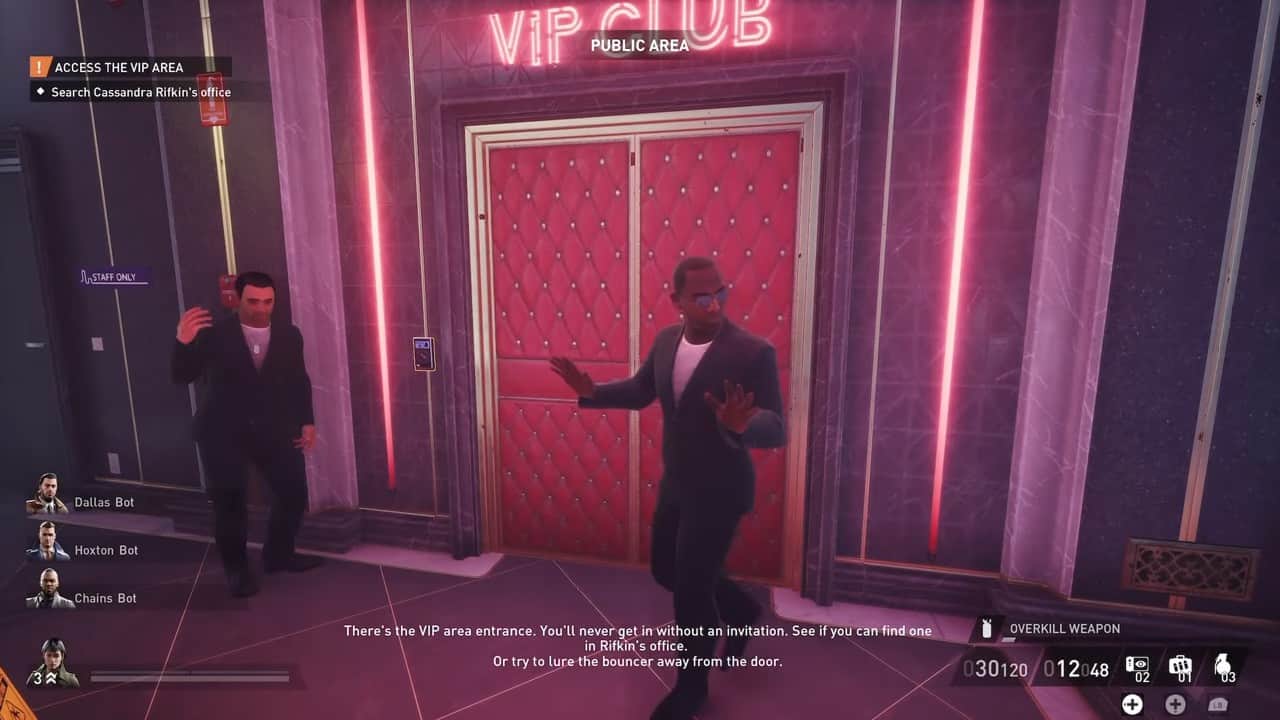 Payday 3 Rock The Cradle, Fix Invitation To Bouncer Bug