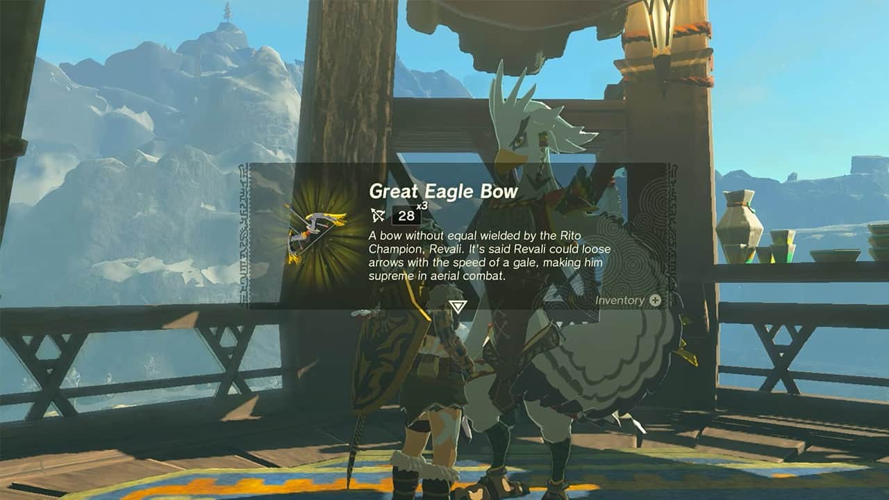 How To Get Great Eagle Bow In Zelda: Tears Of The Kingdom