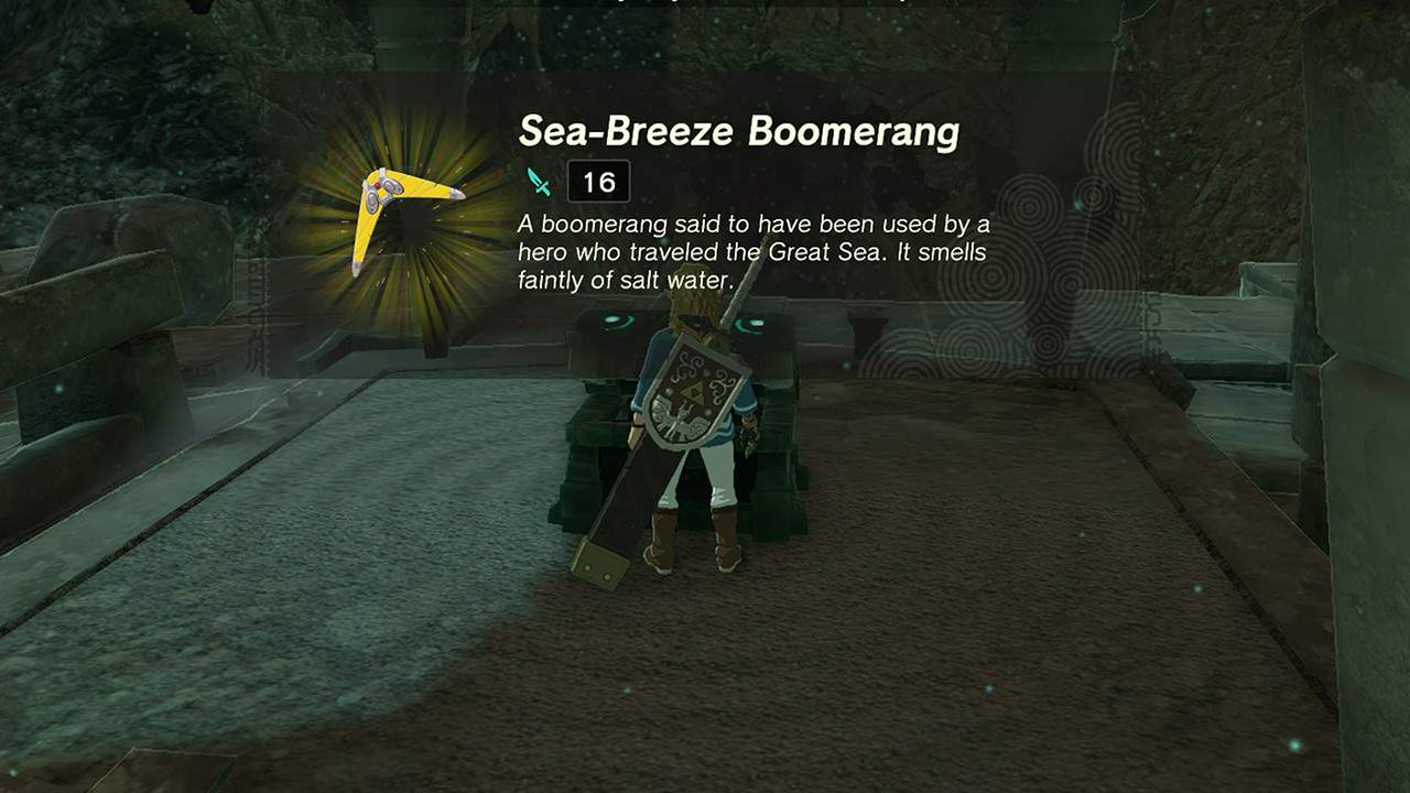 Tears of the Kingdom Sea-Breeze Boomerang