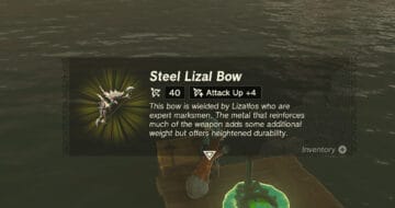 Tears of the Kingdom Steel Lizal Bow
